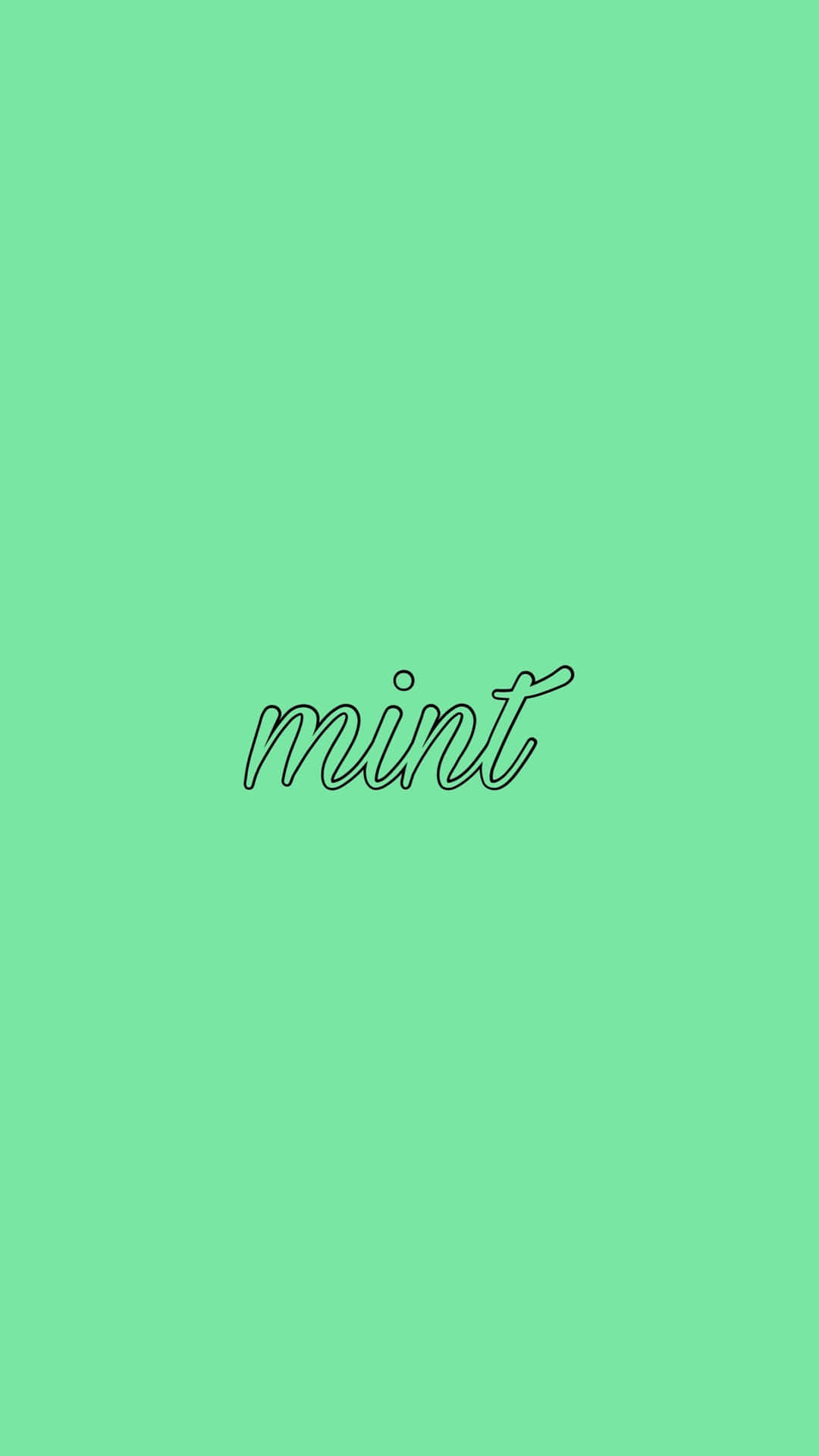Mint Greeni Phone Wallpaper Background