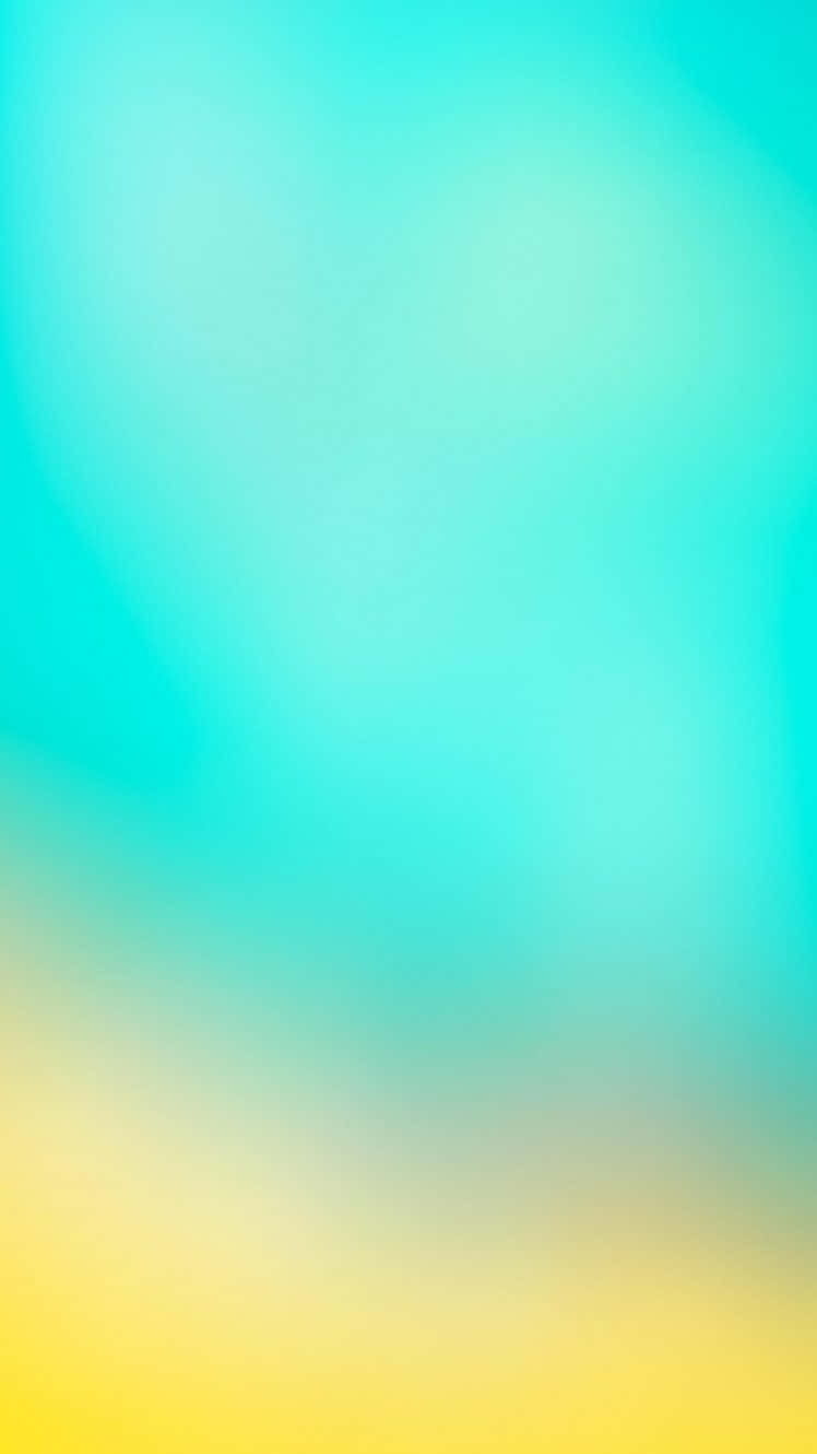 Mintgreen And Yellow Portrait Background