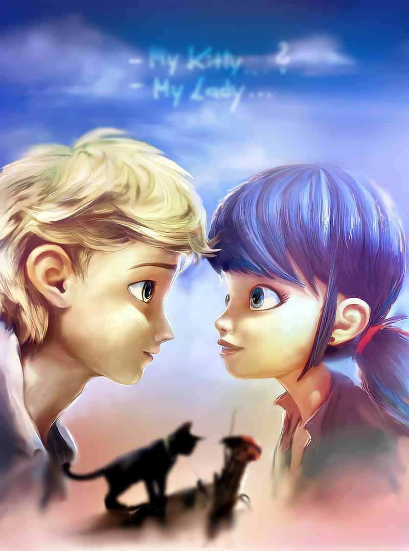 Miraculous Ladybug Adrien Facing Background