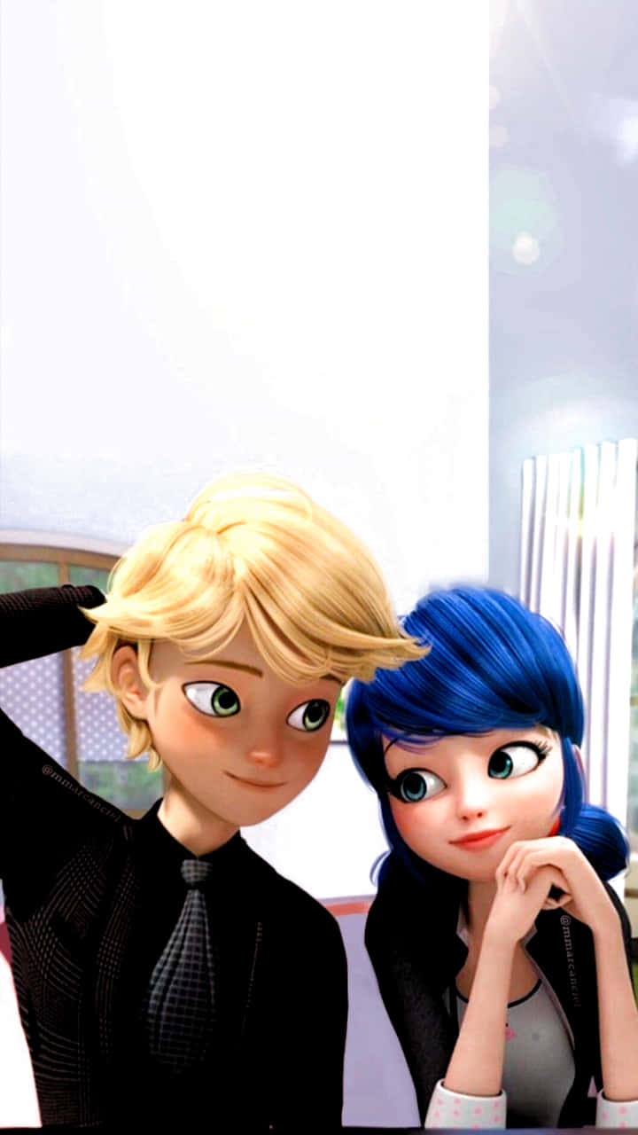 Miraculous Ladybug Adrien On Date Background