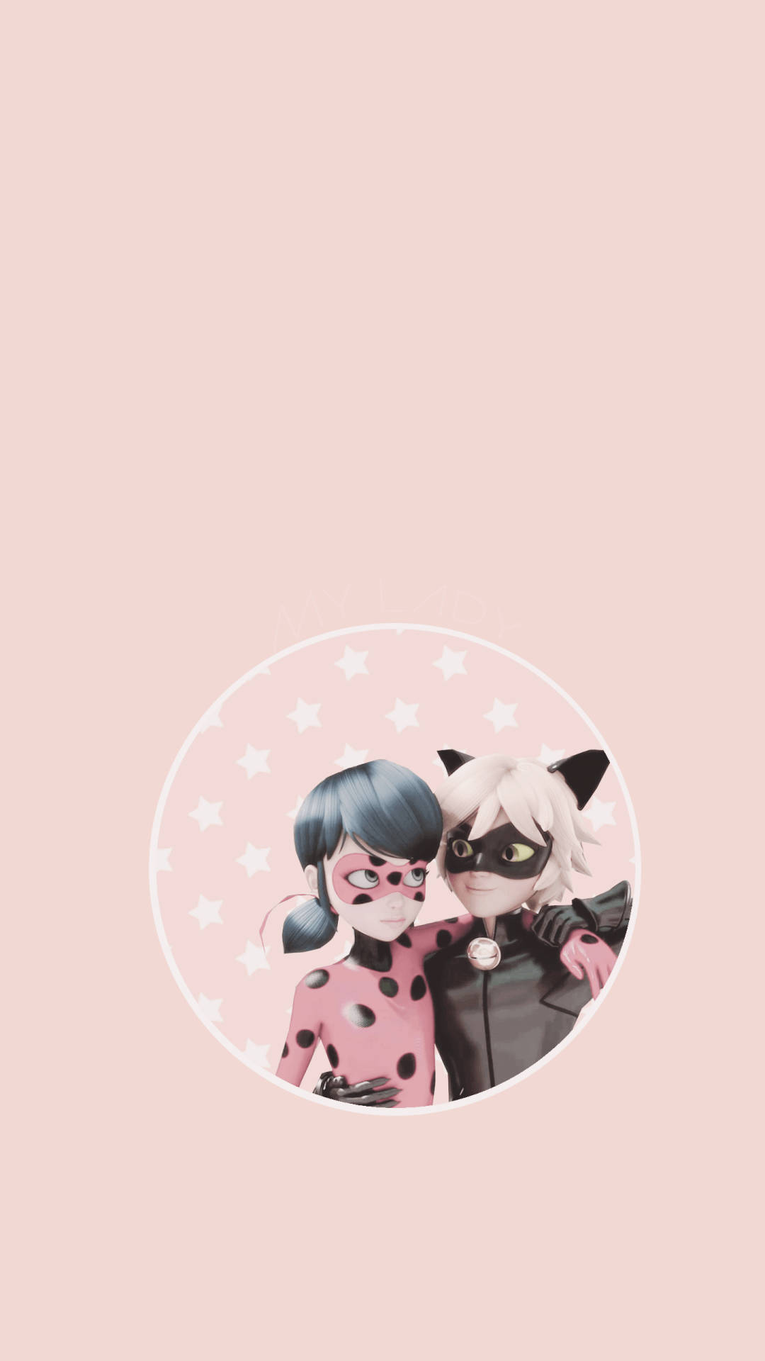 Miraculous Ladybug And Cat Noir Together Background