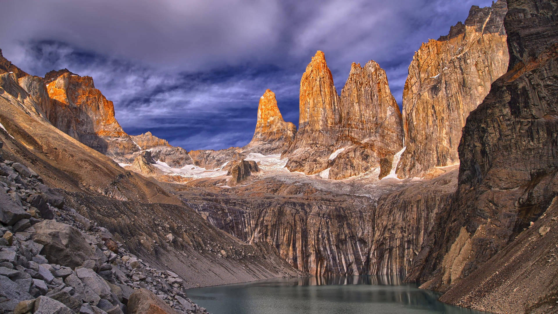 Mirador Torres Del Paine, Chile Background