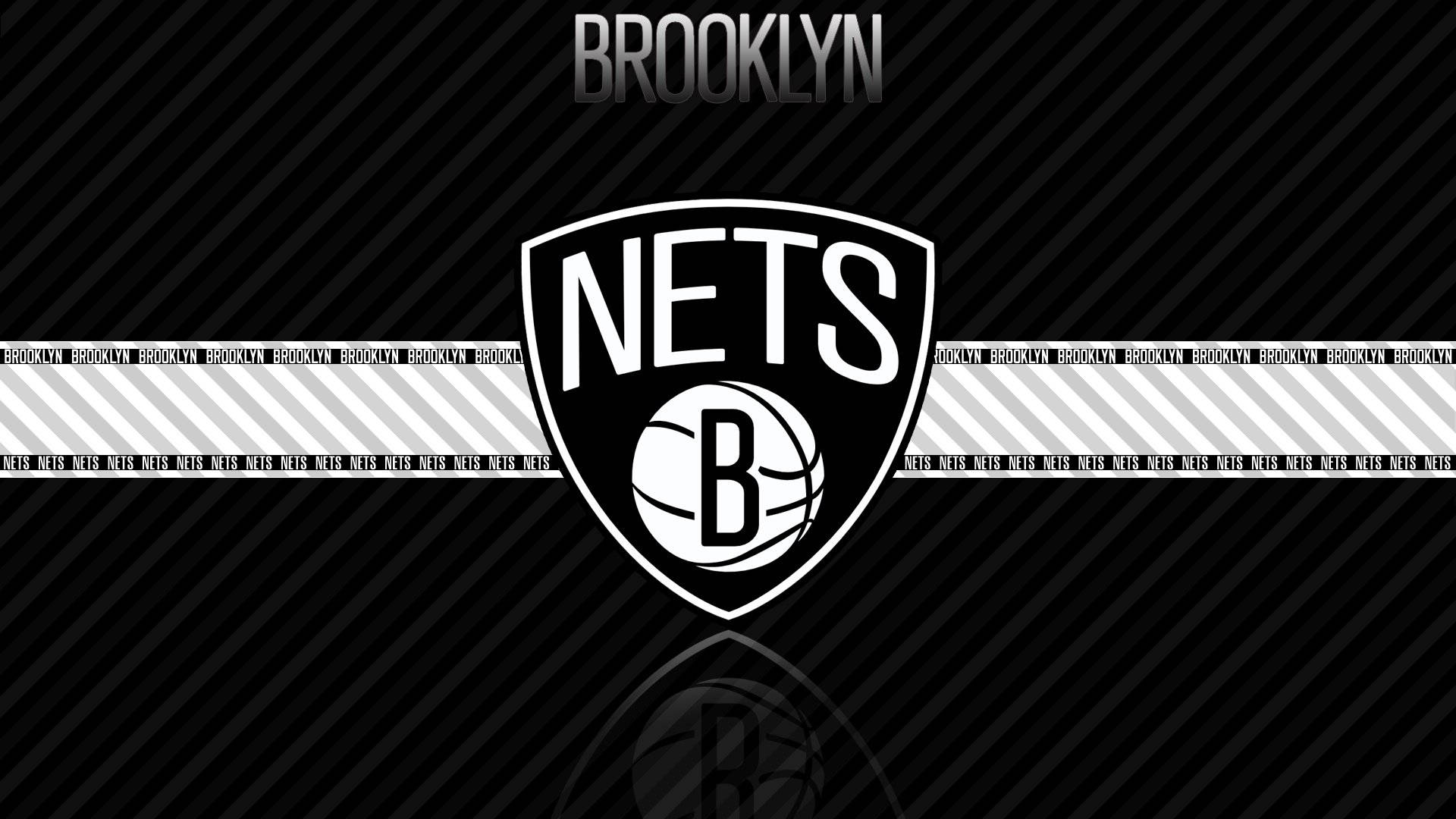 Mirrored Brooklyn Nets Logo