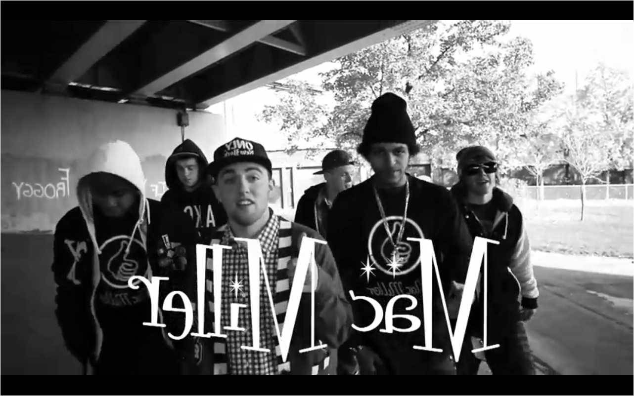 Mirrored Mac Miller With Rappers Under Bridge
