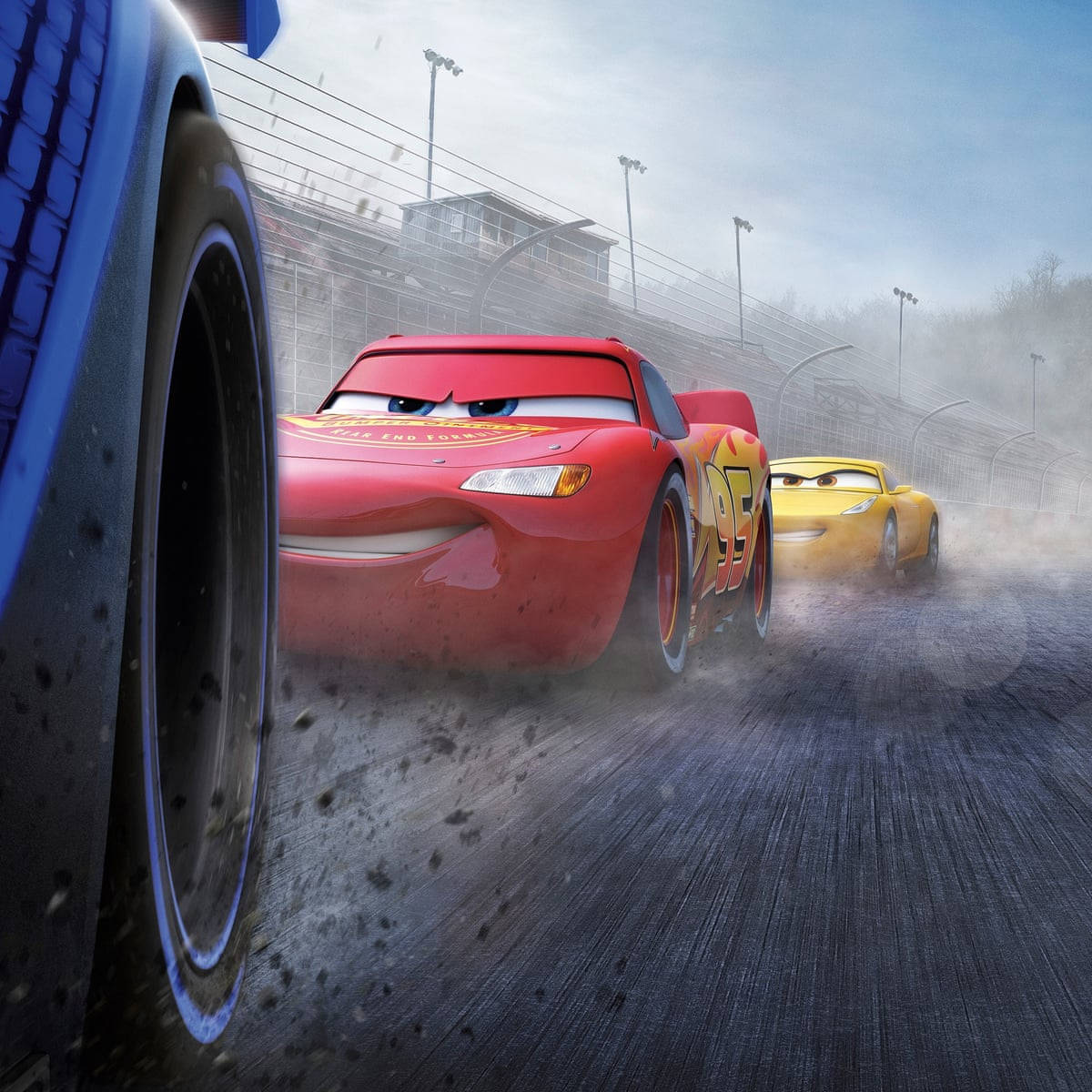 Mischievous Lightning Mcqueen Cars 3 Background