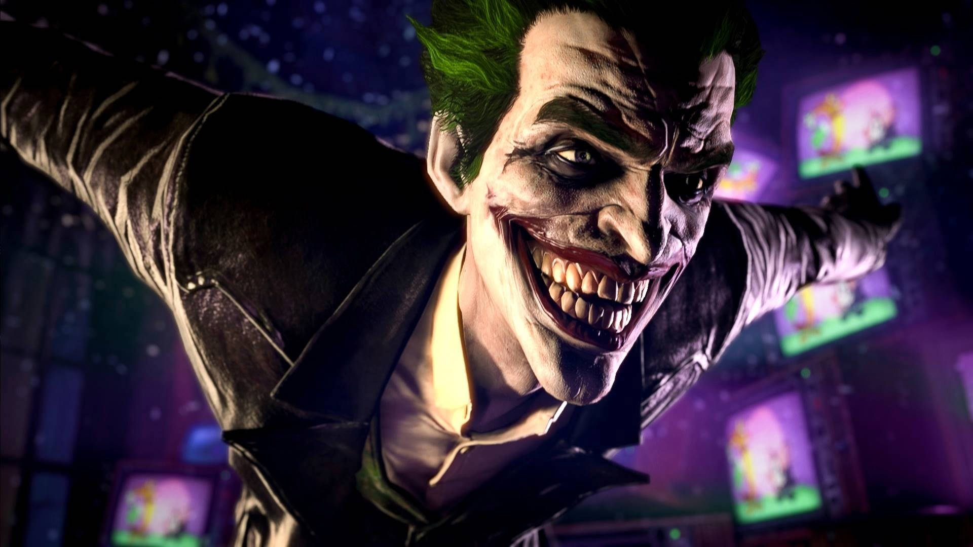 Mischievous Smile Joker Desktop Background