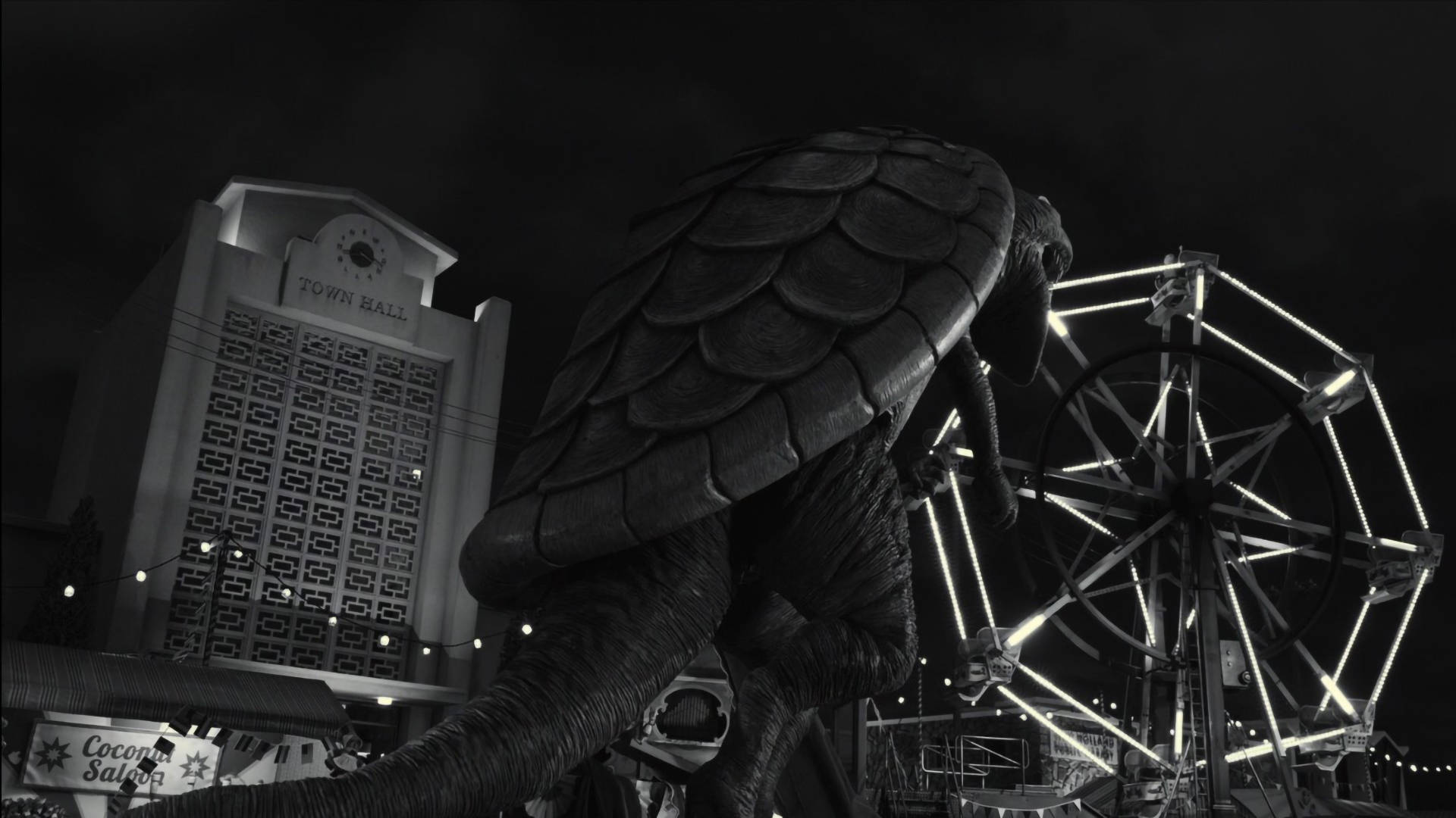 Mischievous Turtle Monster From Tim Burton's Frankenweenie Background
