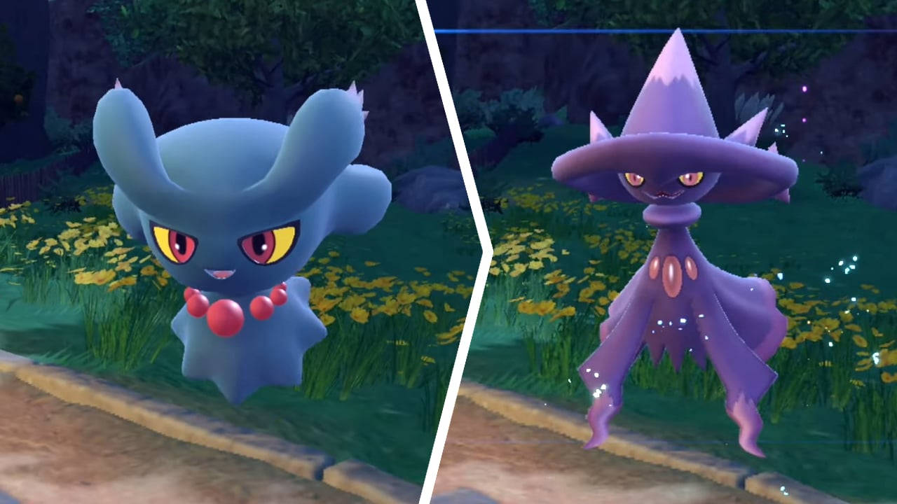 Misdreavus And Mismagius In 3d Background