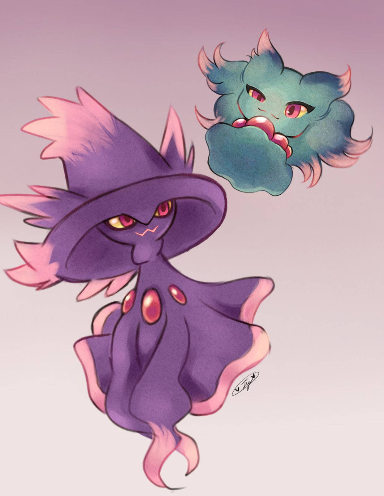 Misdreavus And Mismagius Background