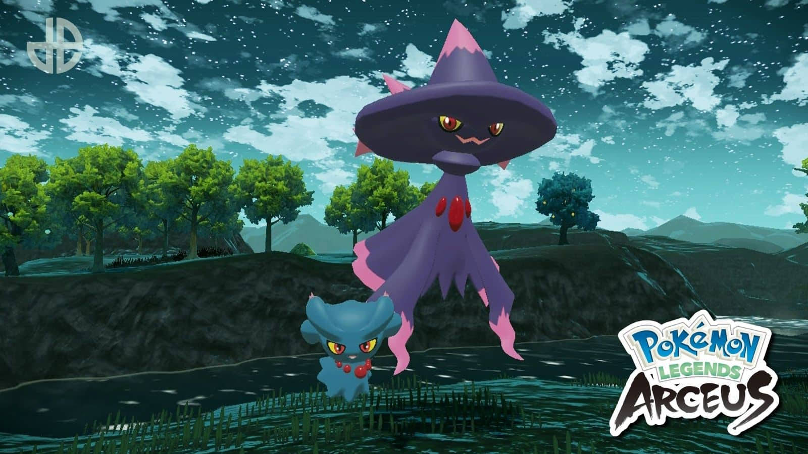 Misdreavus Flying With Mismagius Background