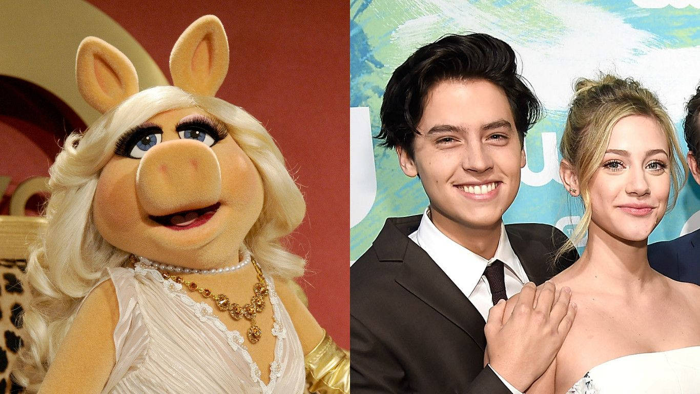 Miss Piggy Dylan And Cole Sprouse Background