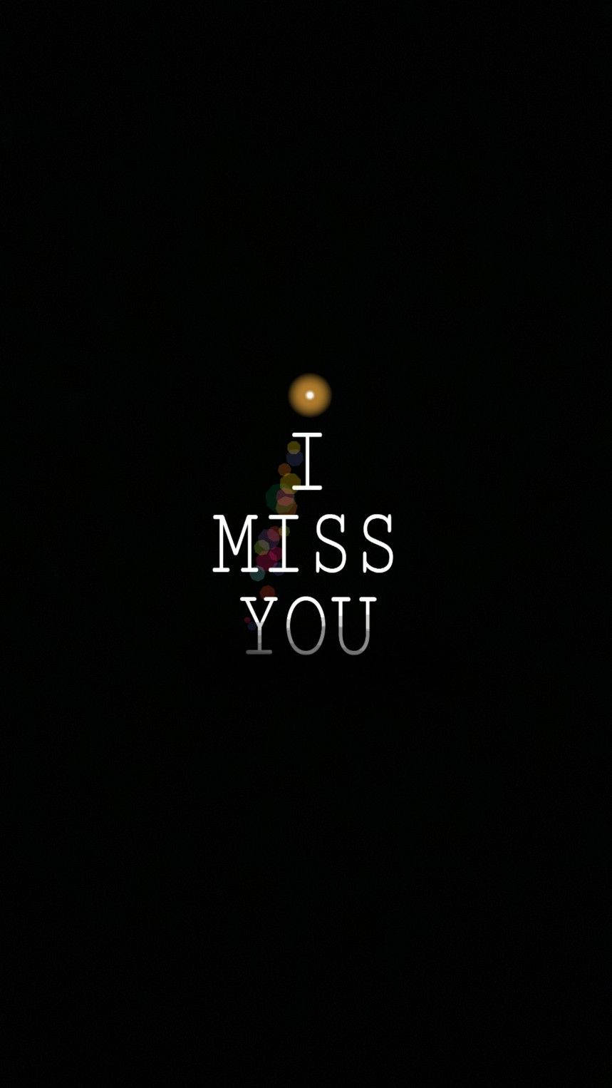Missing You Bokeh Background