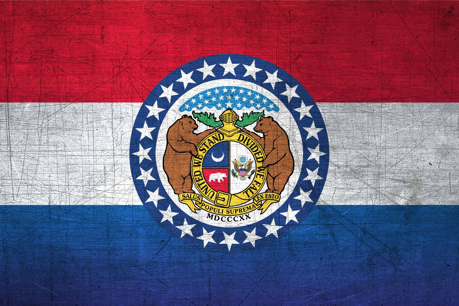 Missouri Flag Background