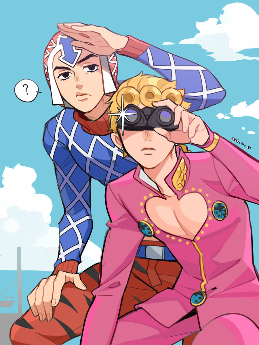 Mista And Giorno Background