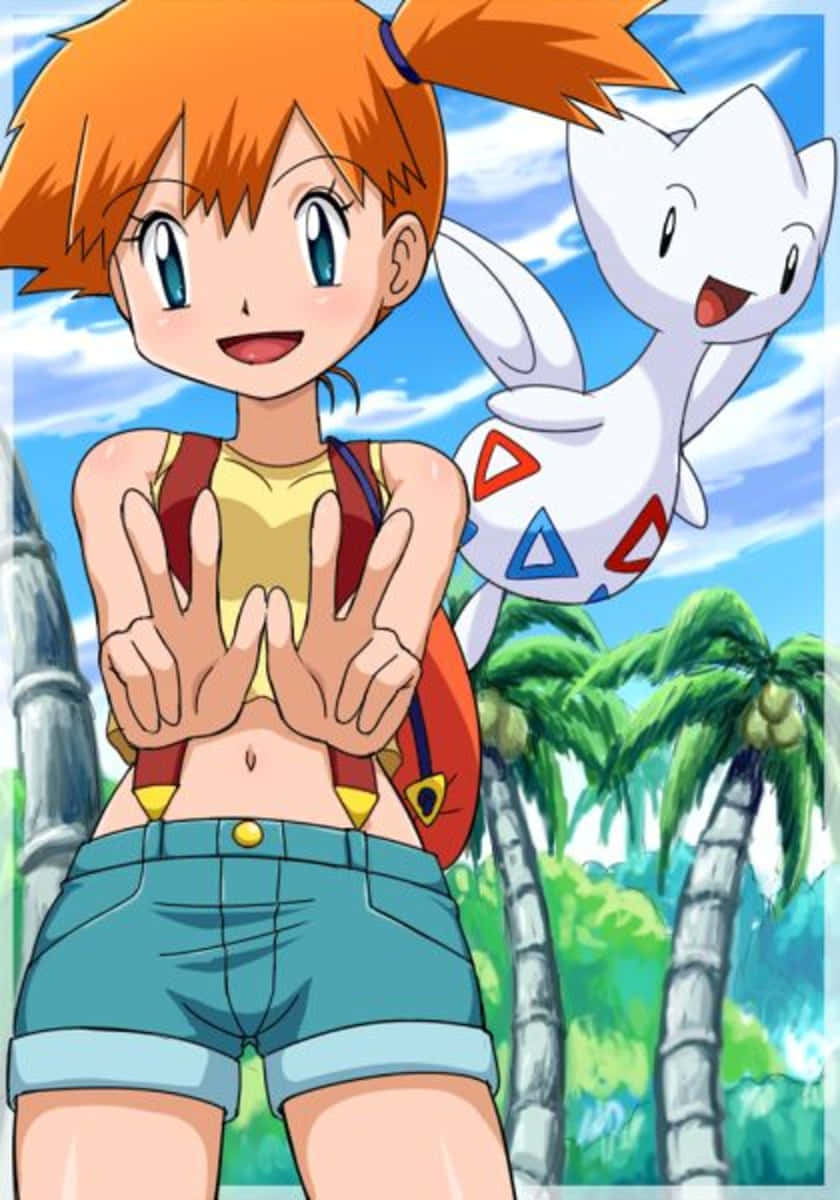 Misty And Togetic, Exploring Their Future Together. Background