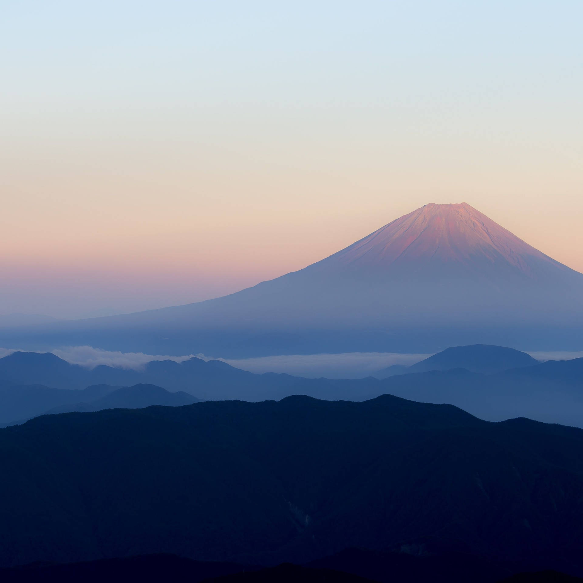 Misty Mountainside Free Ipad Background