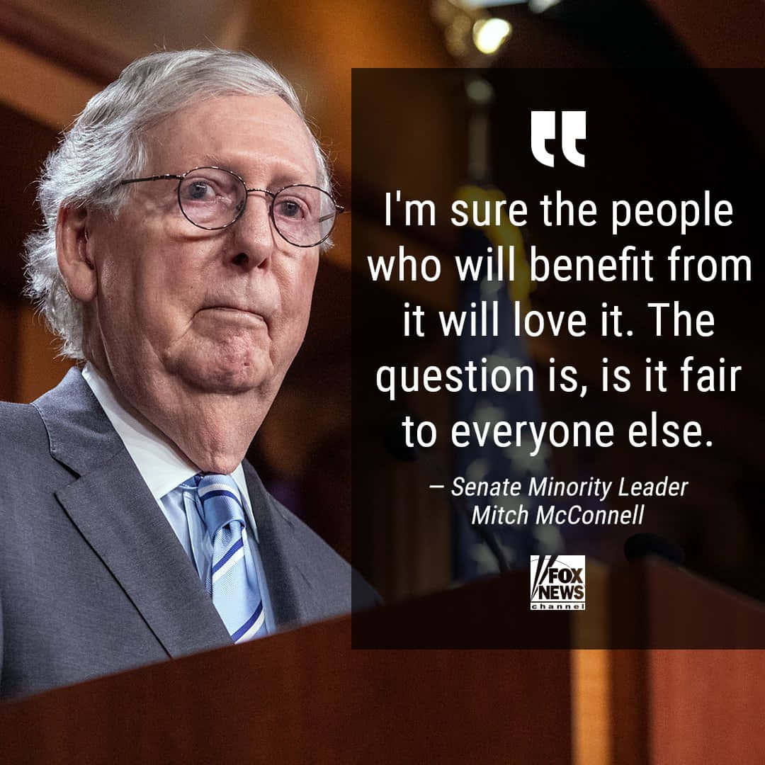 Mitch Mcconnell With Quote