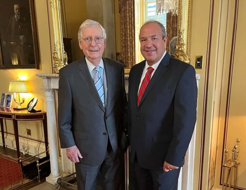 Mitch Mcconnell With Wade White