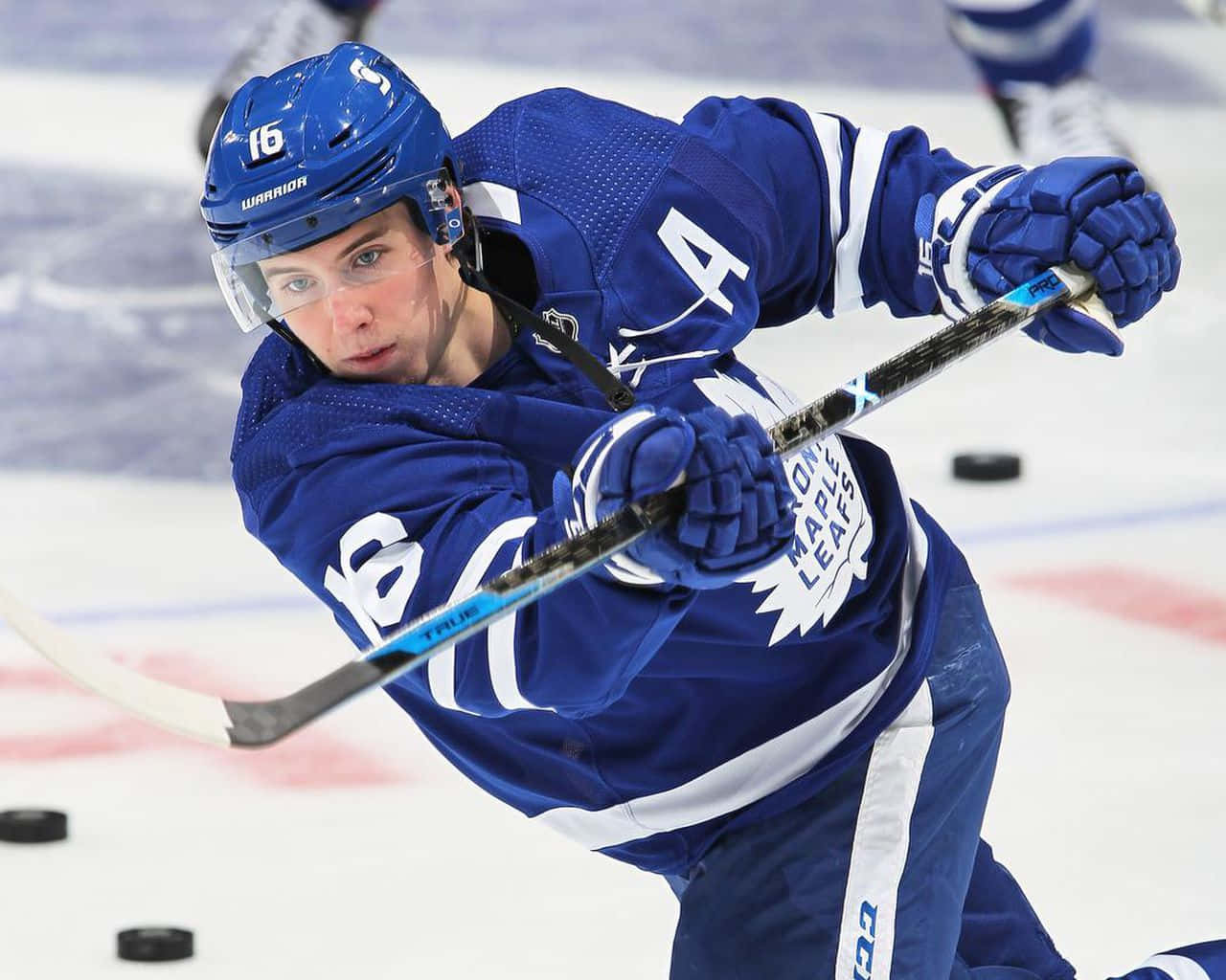 Mitchell Marner Ice Hockey Athlete Background