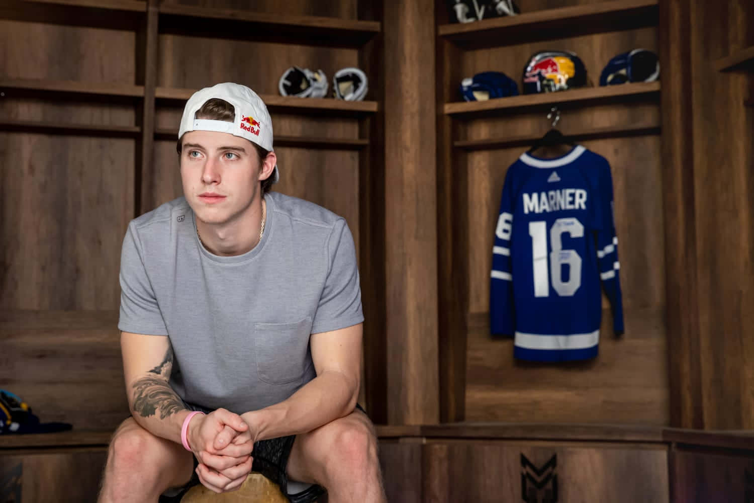 Mitchell Marner In Locker Room