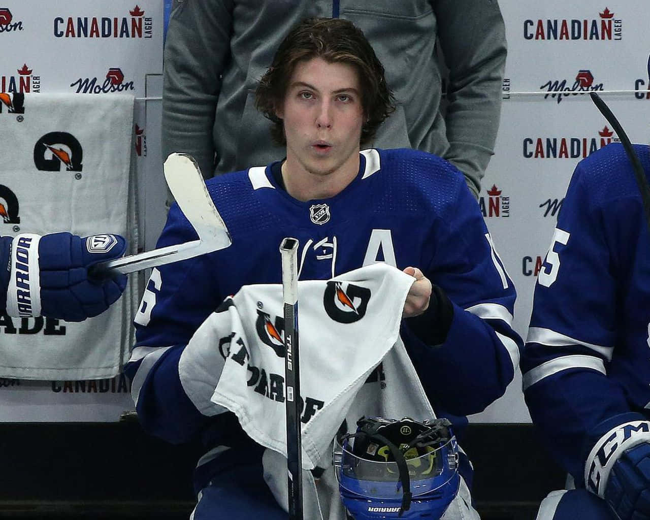 Mitchell Marner In The Bench