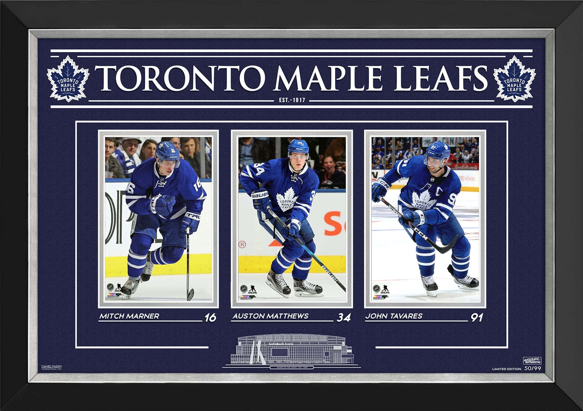 Mitchell Marner Limited Edition Collectible Background
