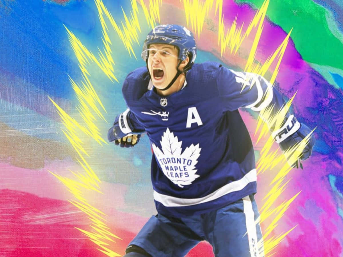 Mitchell Marner Super Saiyan Fanart Background