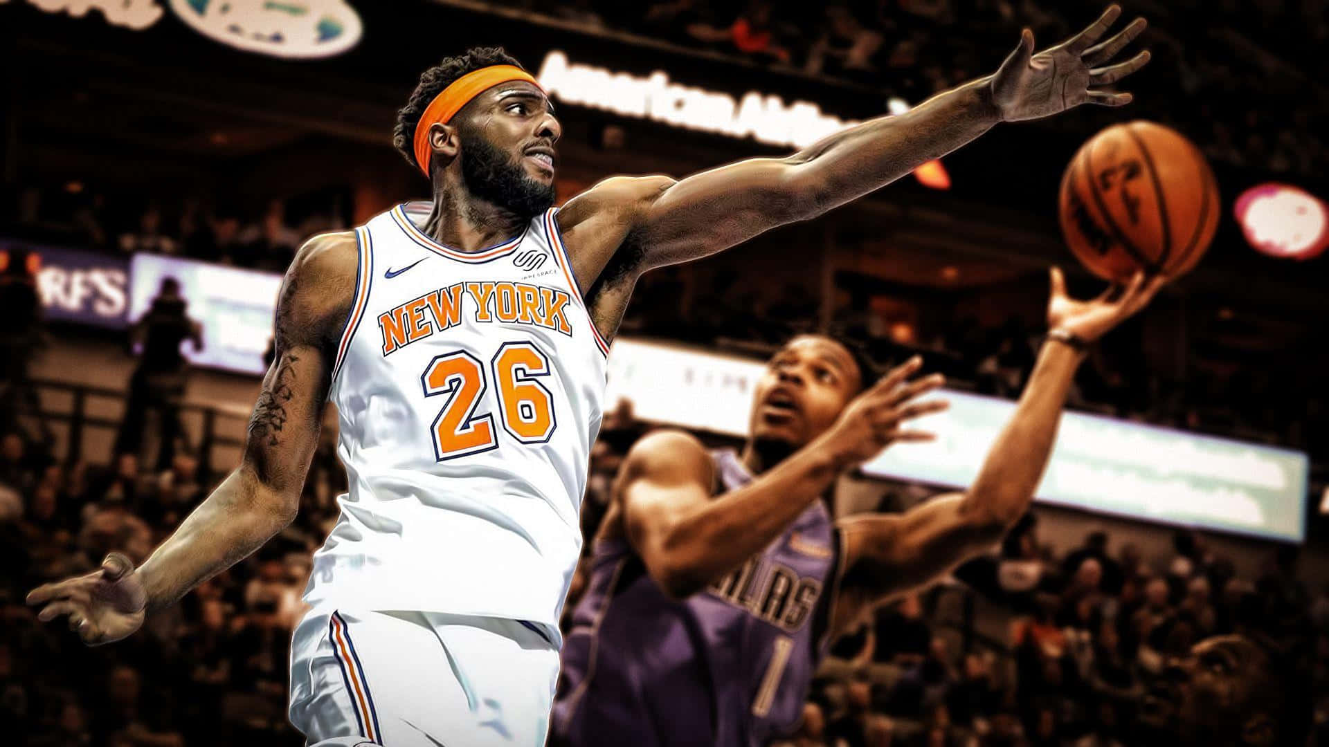 Mitchell Robinson Blocking Fan Edited Background