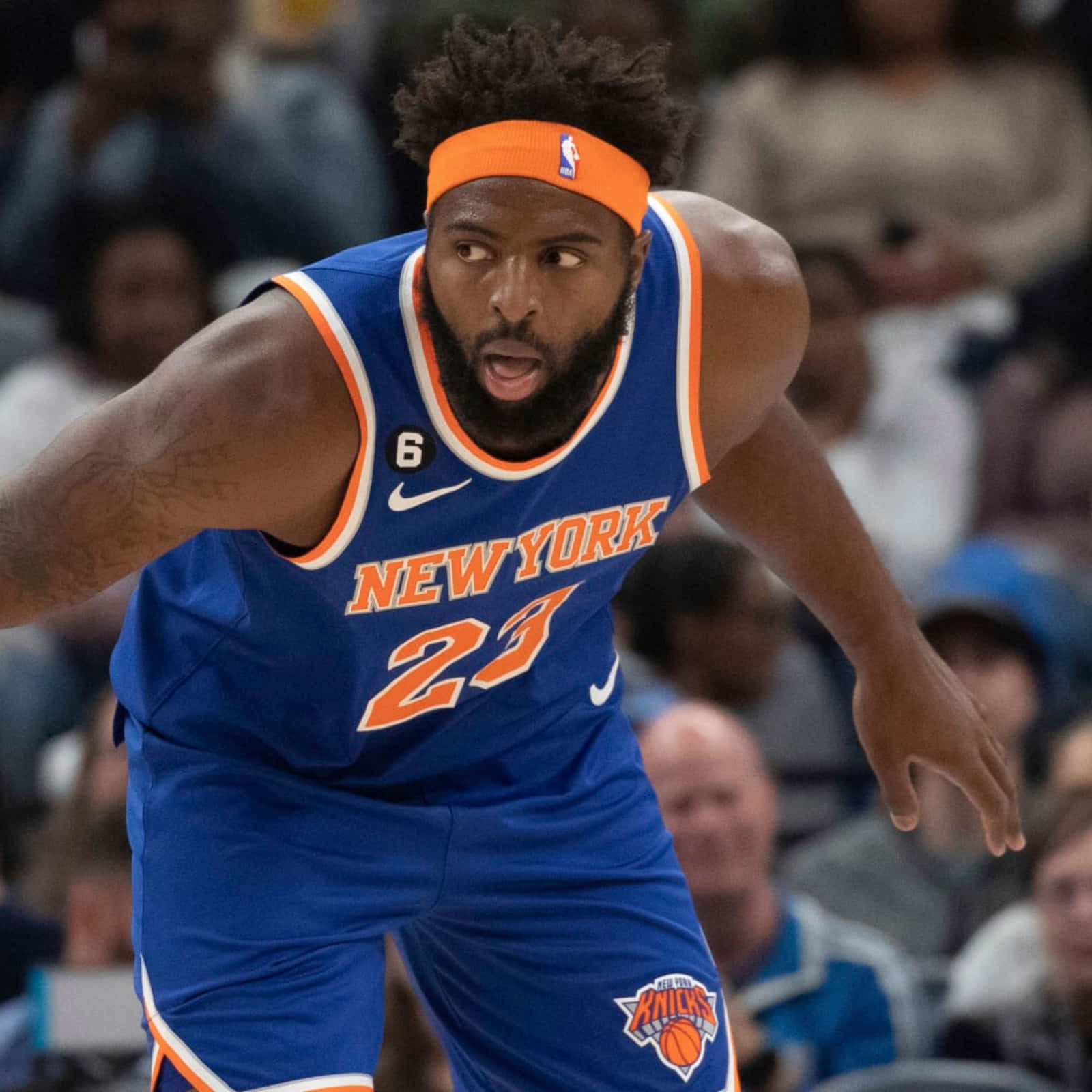 Mitchell Robinson Blue New York Knicks Jersey