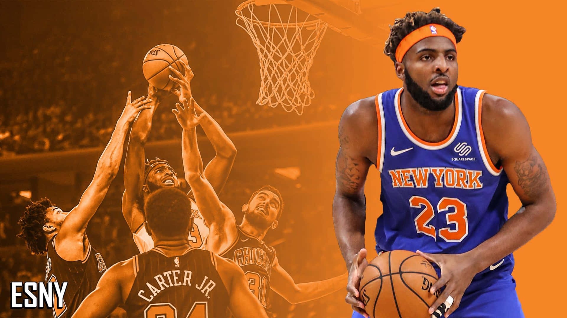 Mitchell Robinson Epic New York Knicks Poster