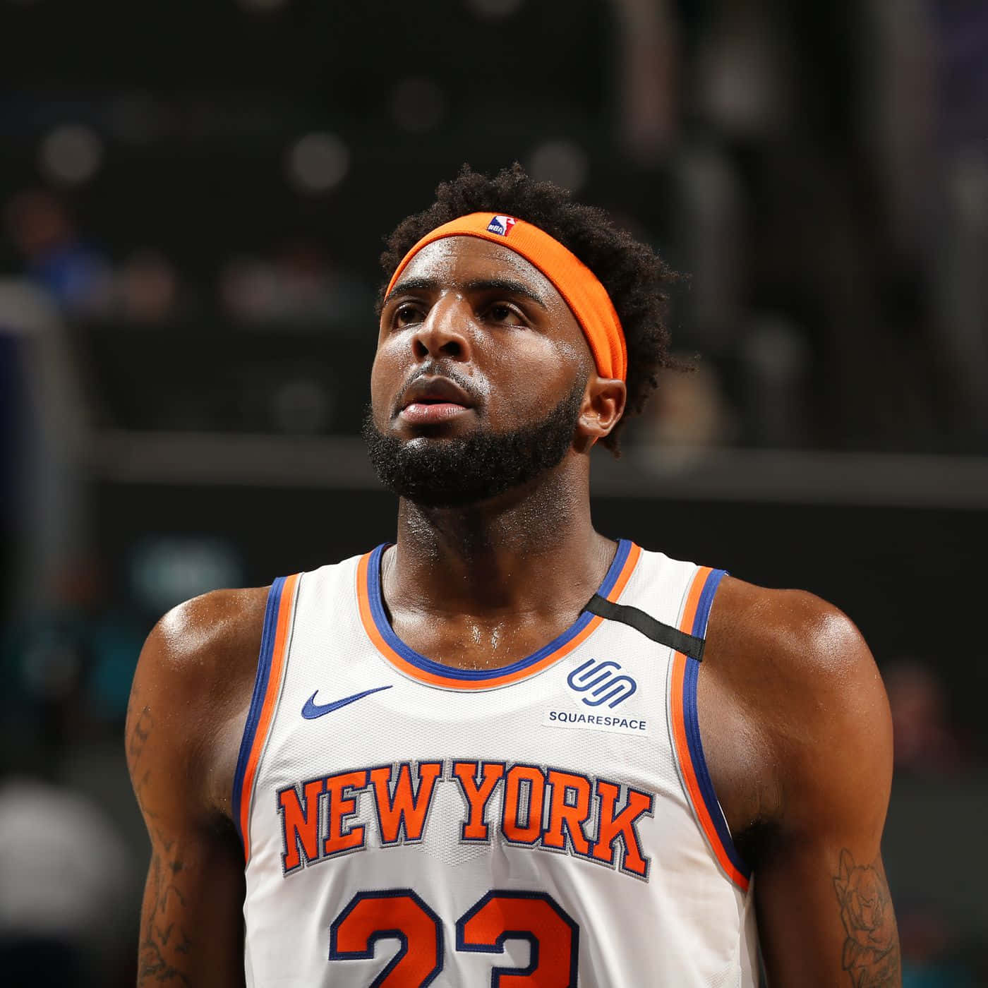 Mitchell Robinson Nba Player New York Knicks Background