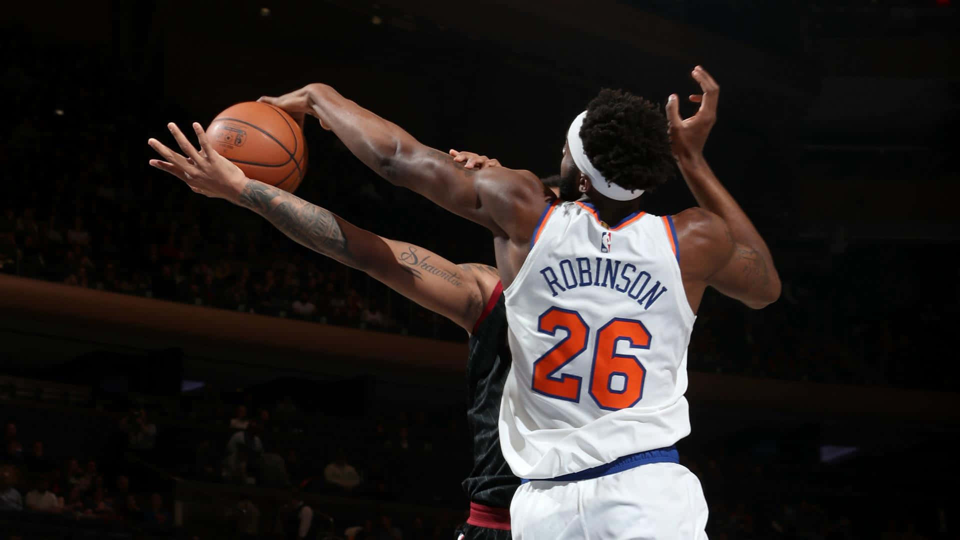 Mitchell Robinson Poster Blocking A Shot