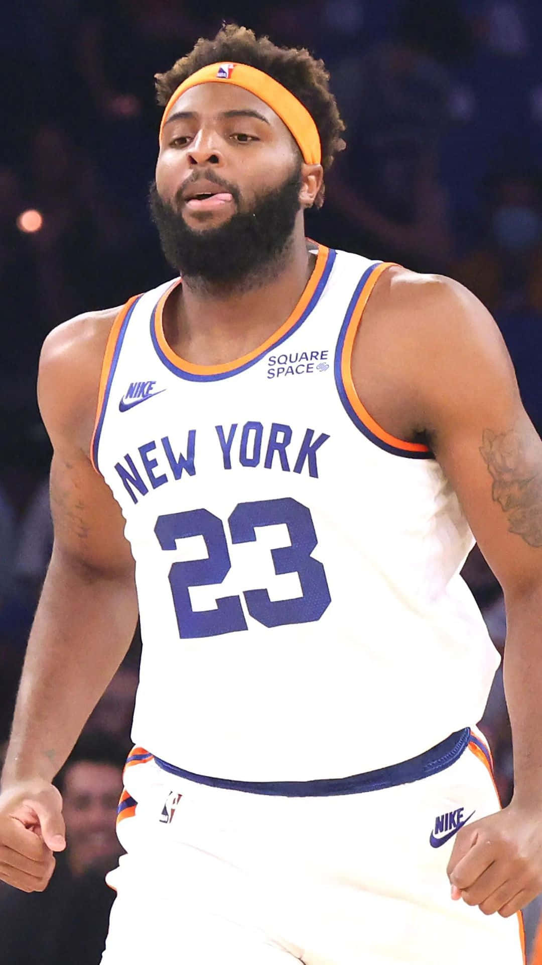Mitchell Robinson Poster New York Knicks Player Background