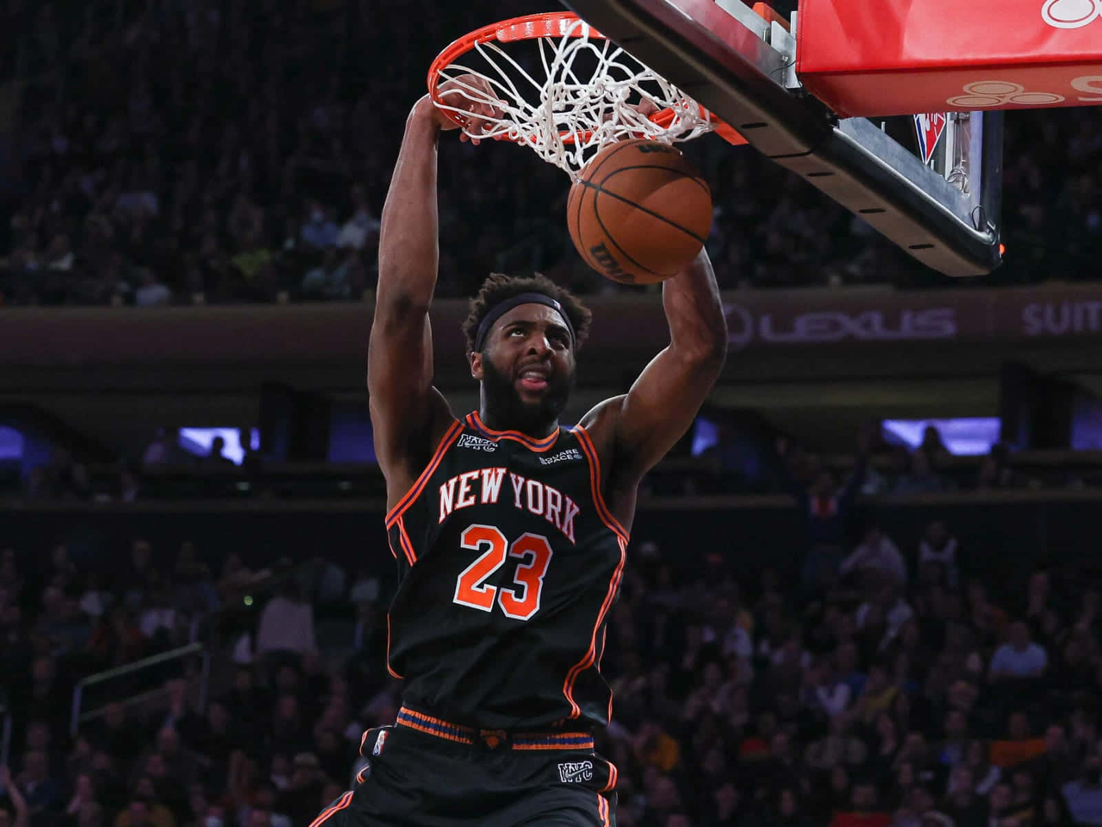 Mitchell Robinson Slam Dunk New York Knicks Background