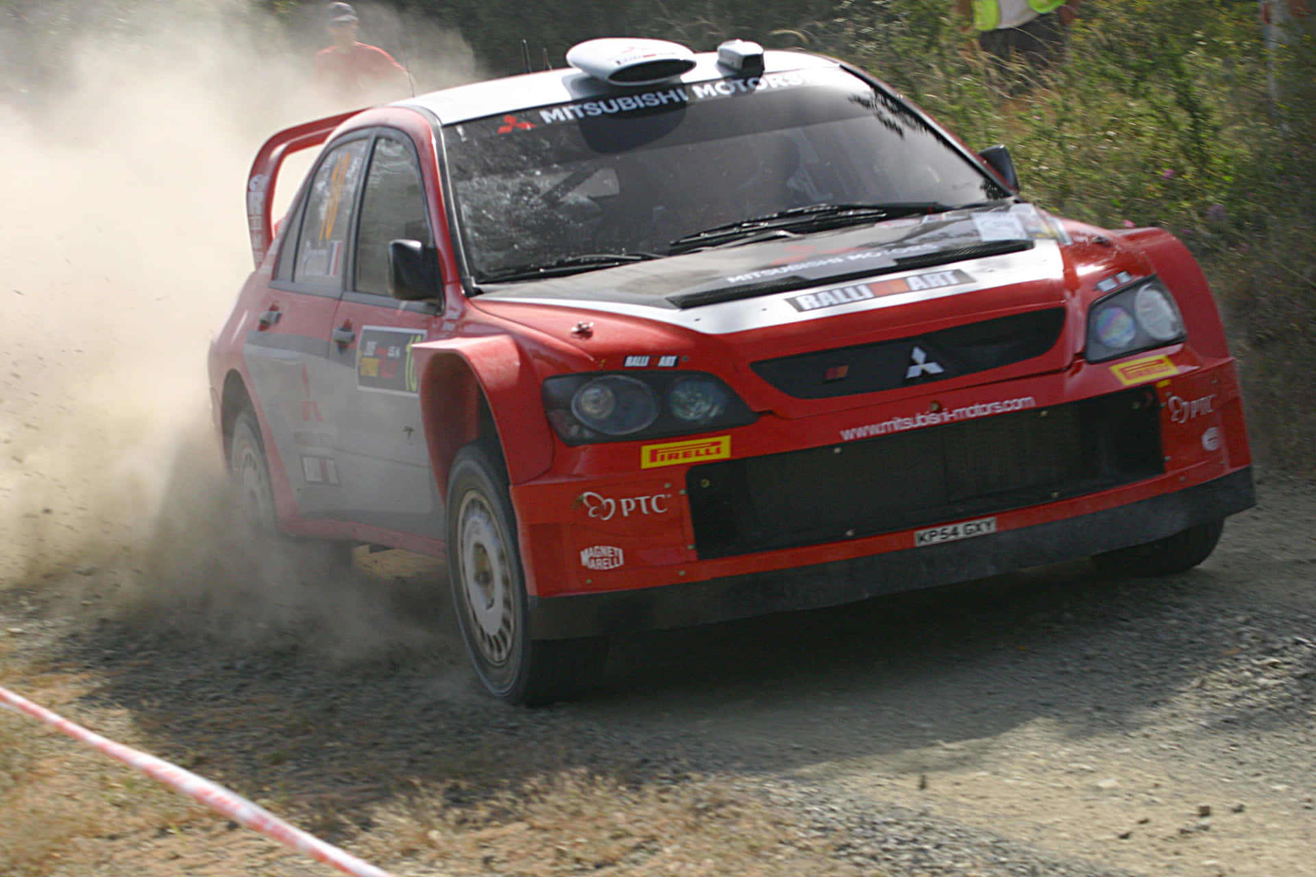 Mitsubishi Rally Carin Action.jpg Background