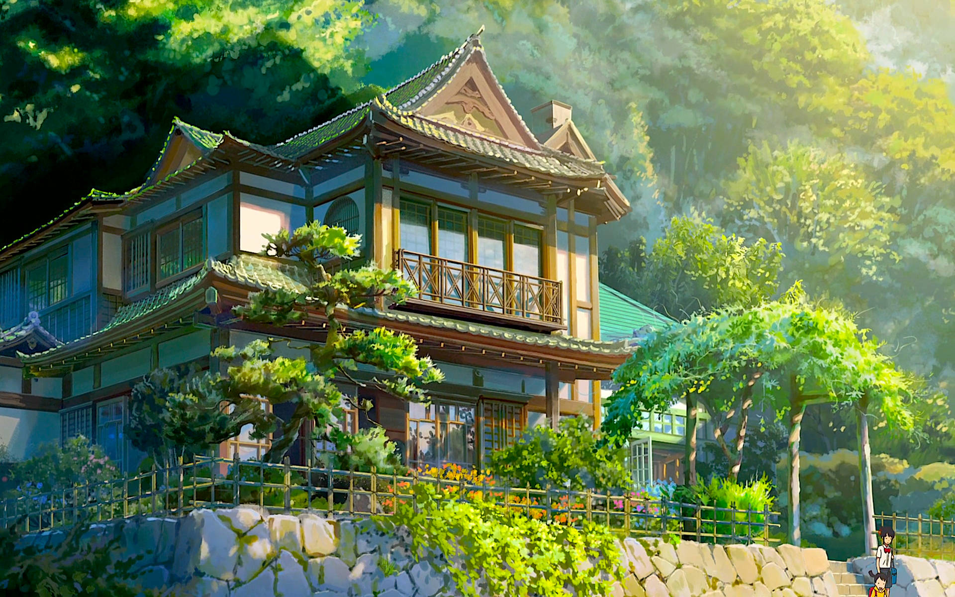Mitsuha House Your Name Anime 2016 Background