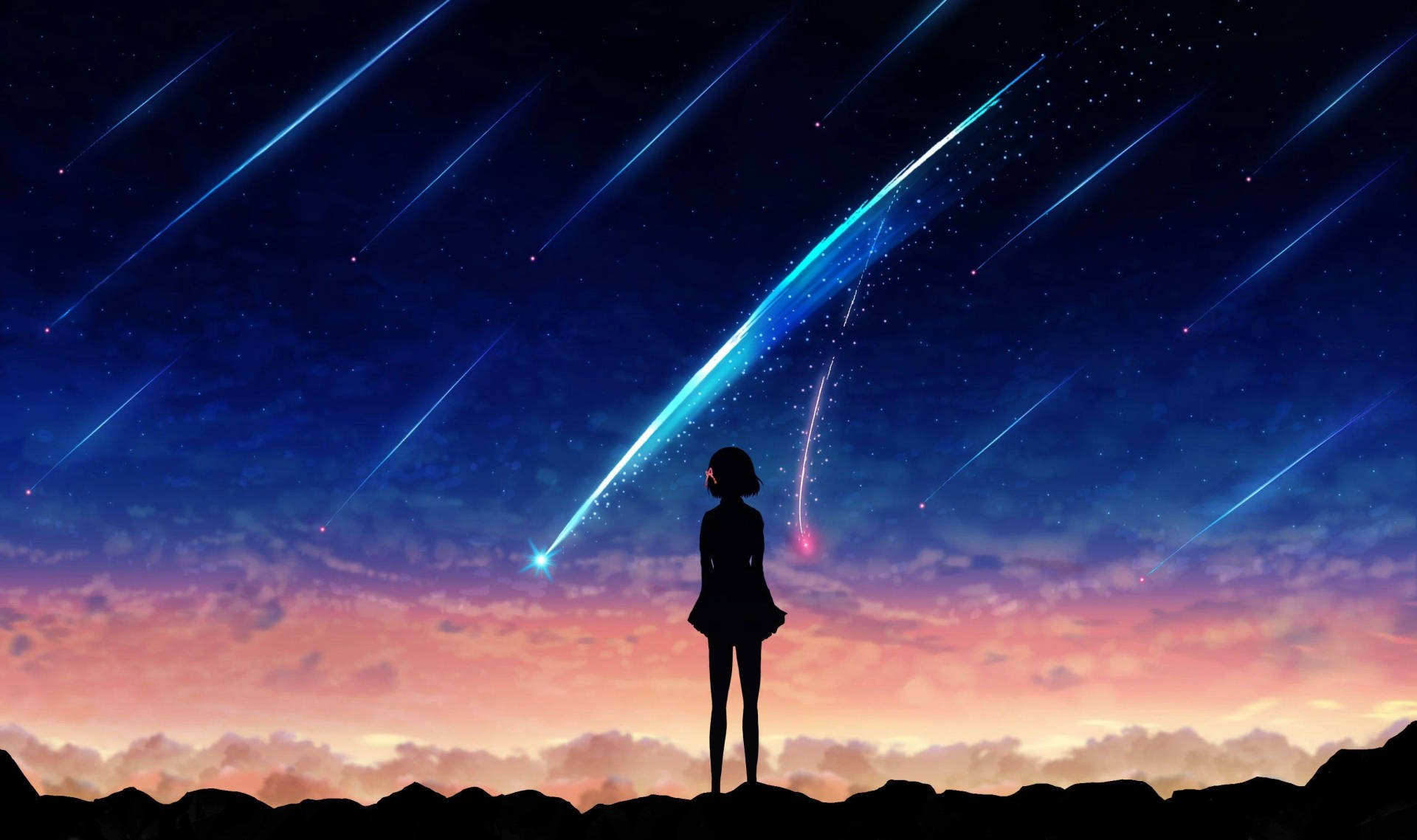 Mitsuha’s Silhouette Your Name 4k