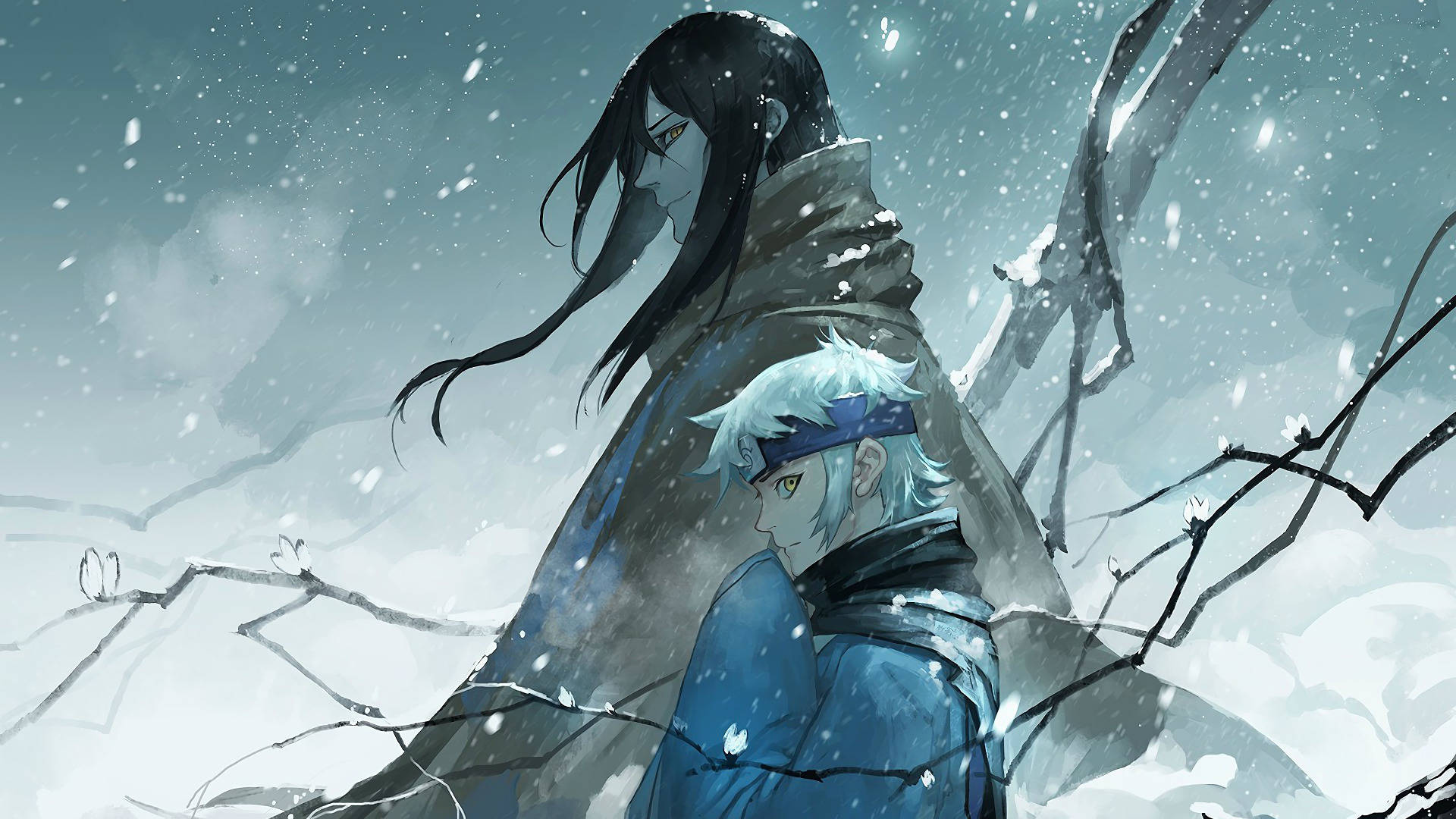 Mitsuki Orochimaru Winter Background