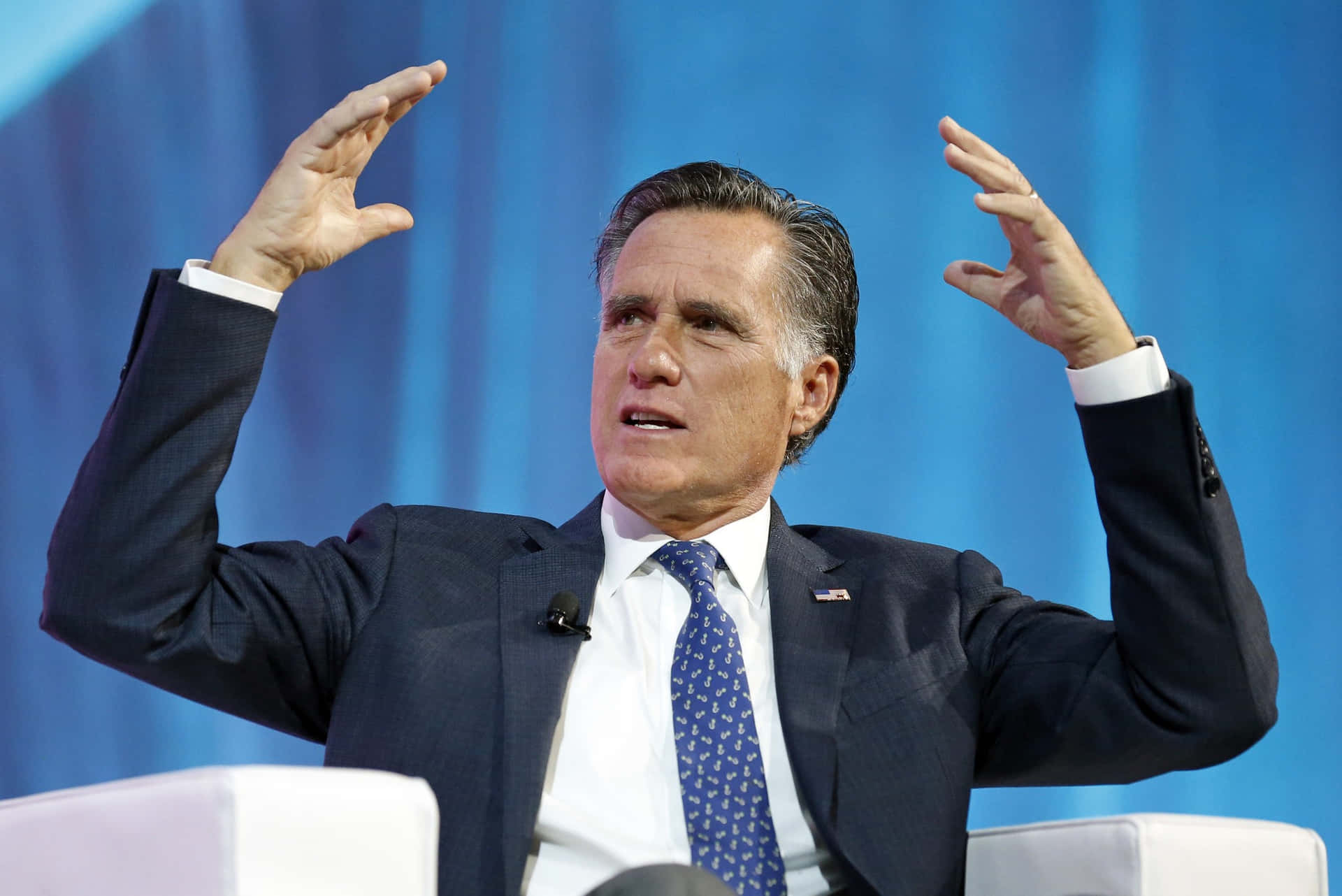 Mitt Romney Speaking Gesture