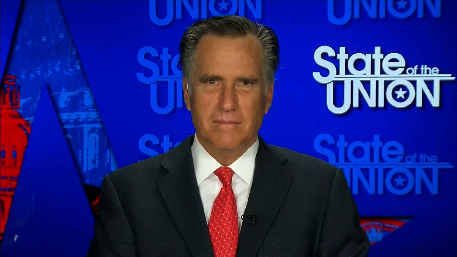 Mitt Romney Stateofthe Union Interview Background