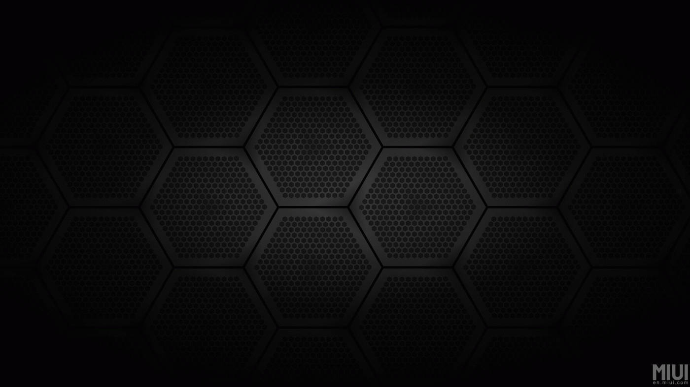 Miui Black Hexagons