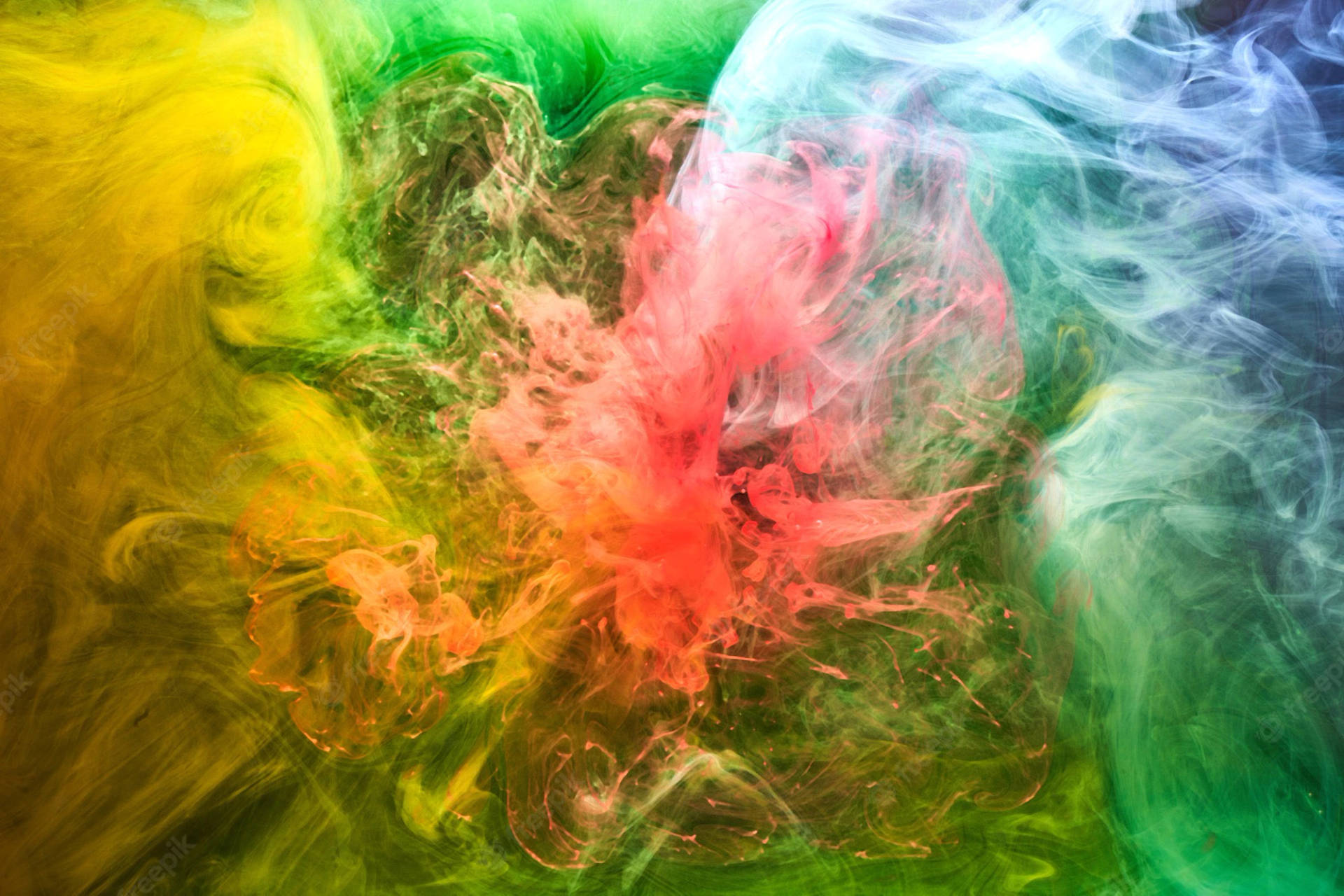 Mix Color Smoke Background