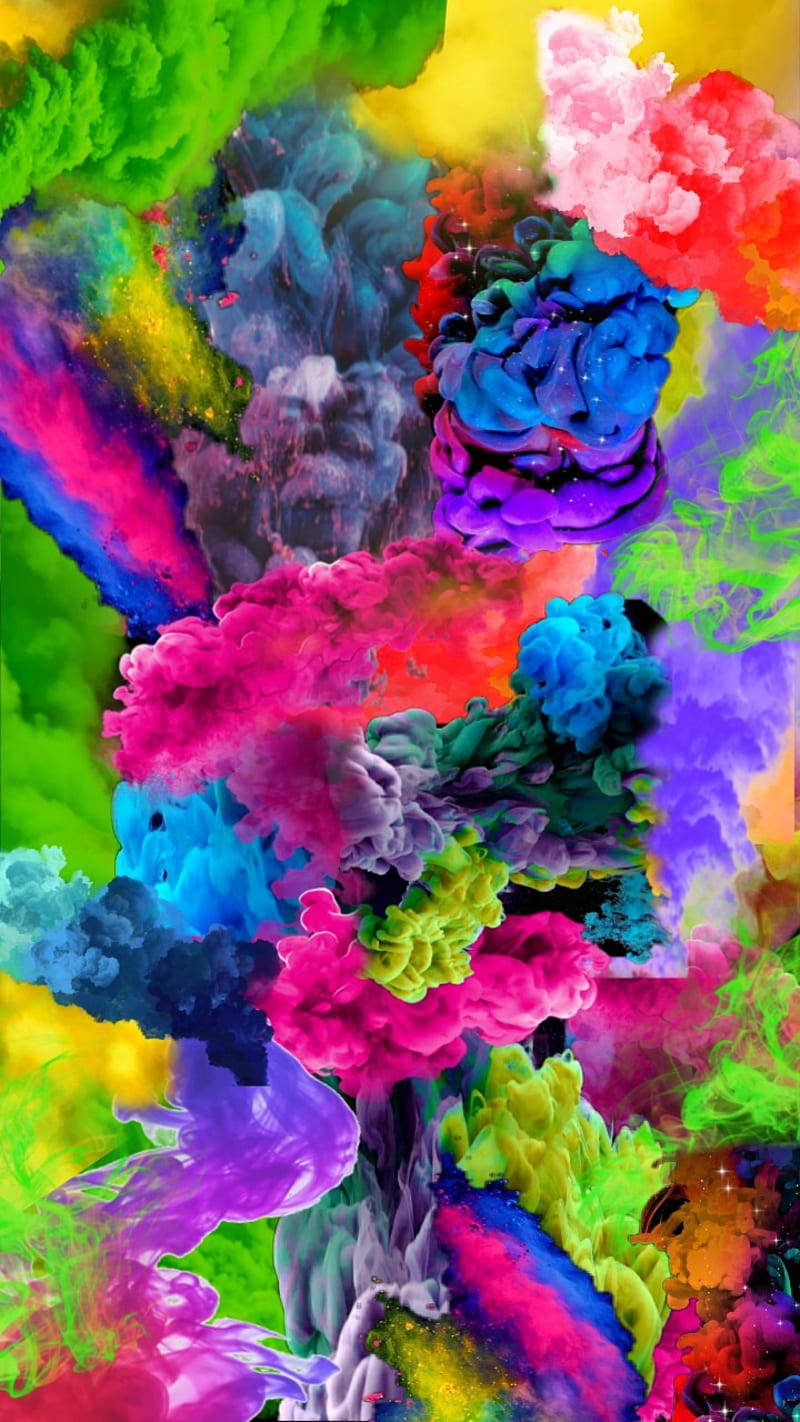 Mix Color Smoke Collage