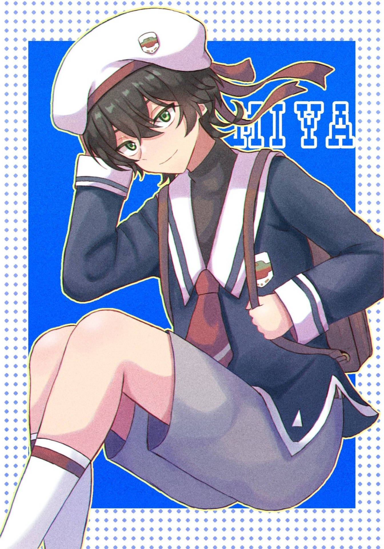 Miya Chinen School Uniform Background