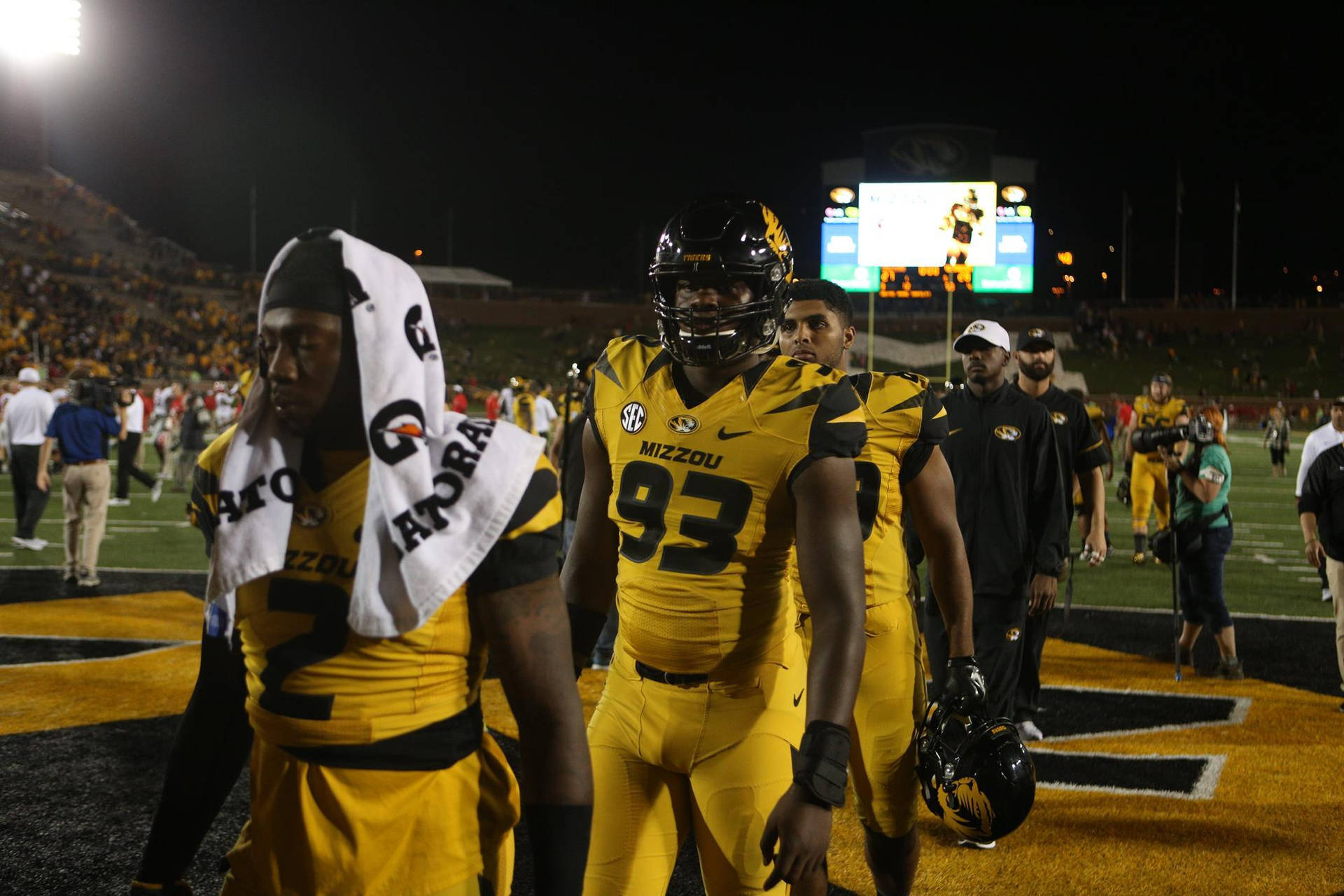 Mizzou Tiger Players University Of Missouri Background