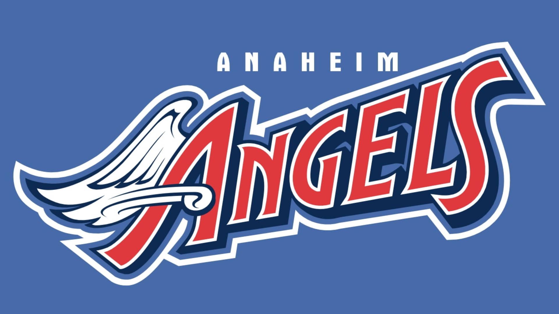 Mlb Anaheim Angels Logo Background