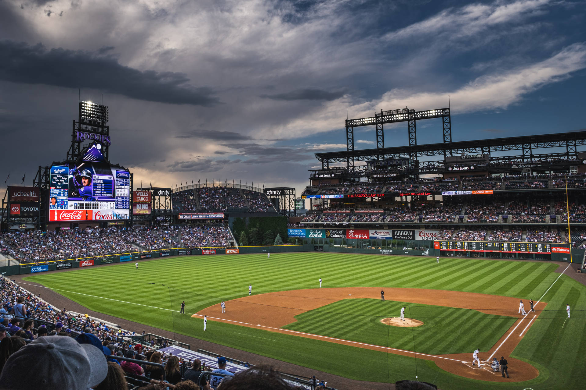 Mlb Coors Field Game Background