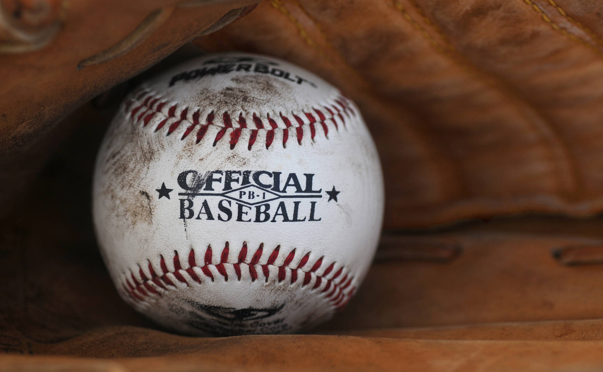 Mlb Dirty Official Ball Background