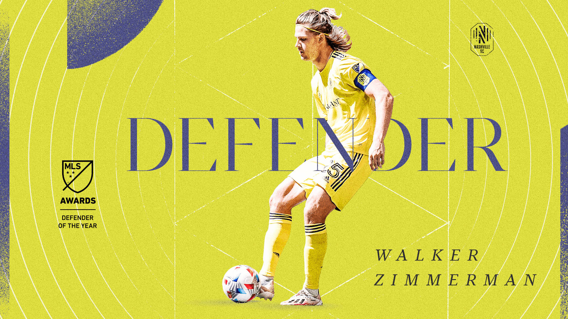 Mls Nashville Sc Center Back Walker Zimmerman Background