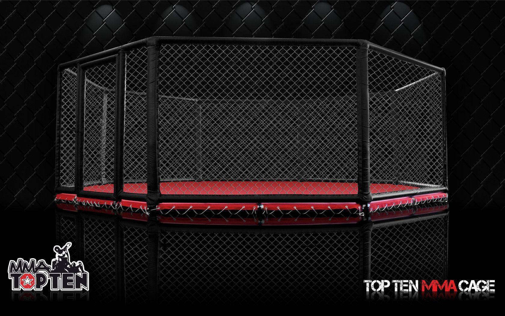 Mma Cage Ring Background